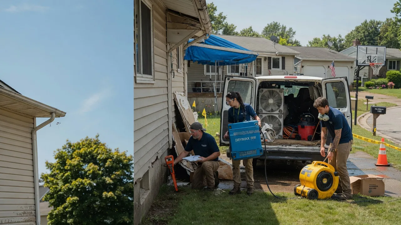 Ceiling Leak Cleanup in Avalon, WI near me